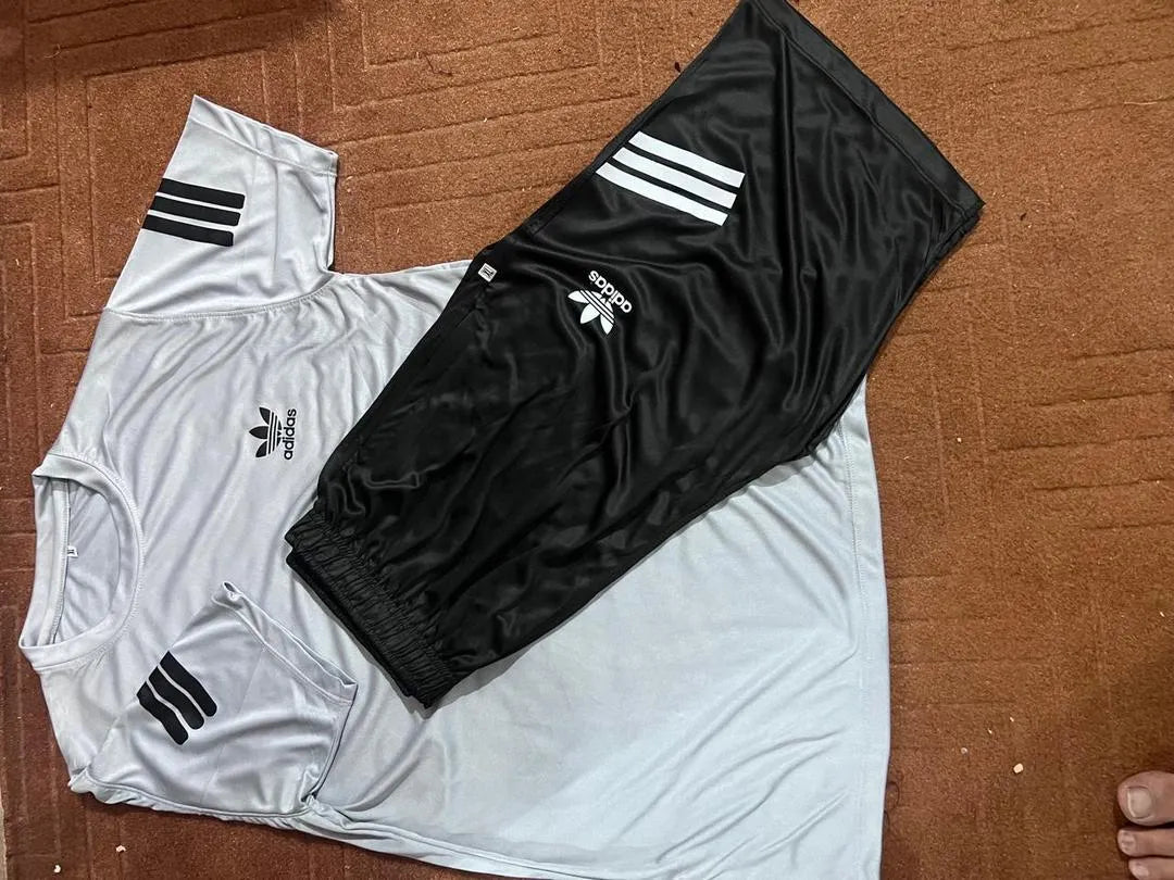 Men's Premium Adidas Printed T-Shirt & Shorts Summer Set - RichMan Edition