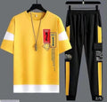 Men's Premium Yellow Graphic Printed Tracksuit Combo
Stylish 2-Piece Round Neck Sports & Casual Gym Wear