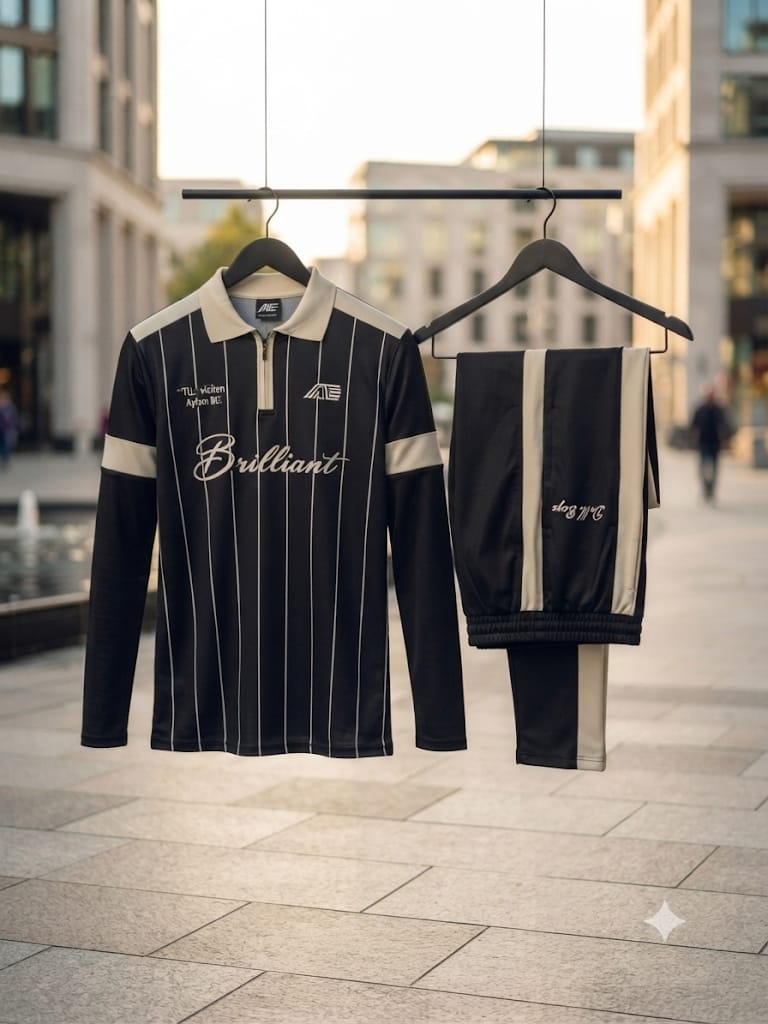 Premium Men's "Brilliant" Limited Edition Dry-Fit Tracksuit Set