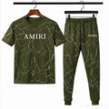 Men's Premium Micro Interlock Printed T-Shirt & Jogger Tracksuit Set