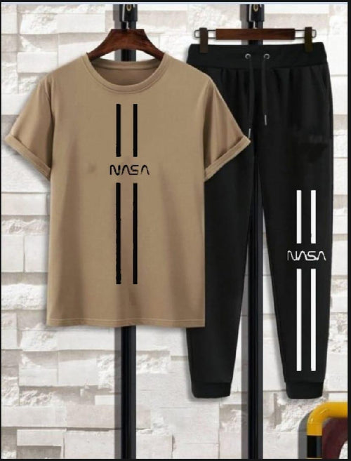 Men's Premium Black Summer Tracksuit - 2 Pcs Set