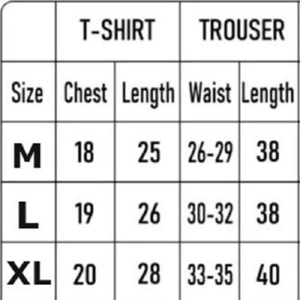 Men's Premium Cotton Printed Round Neck T-Shirt & Trouser Set